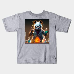 Panda Scientist #1 Kids T-Shirt